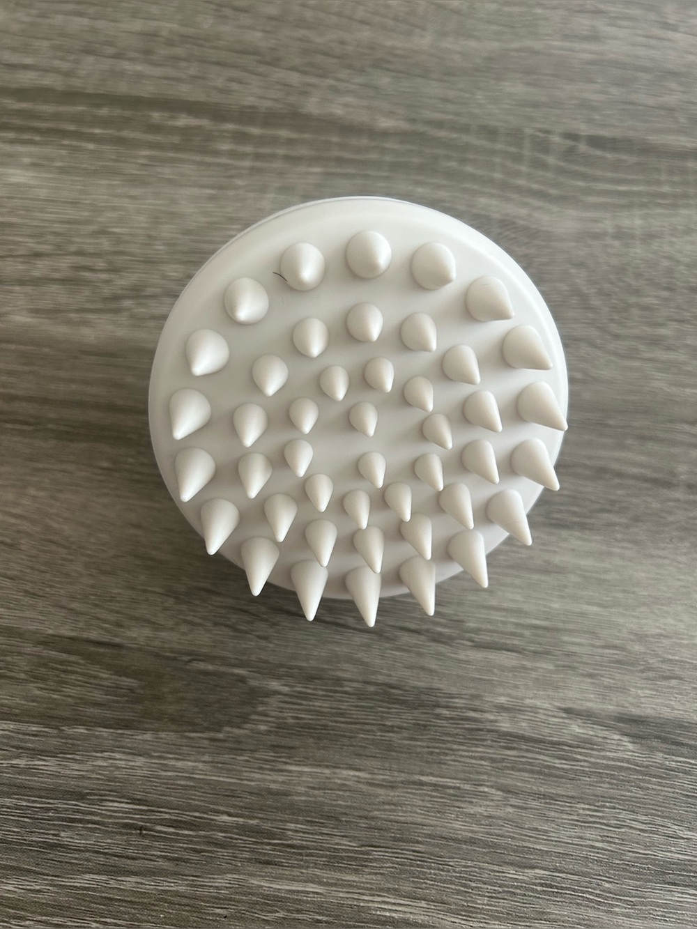 White Silicone Scalp Brush